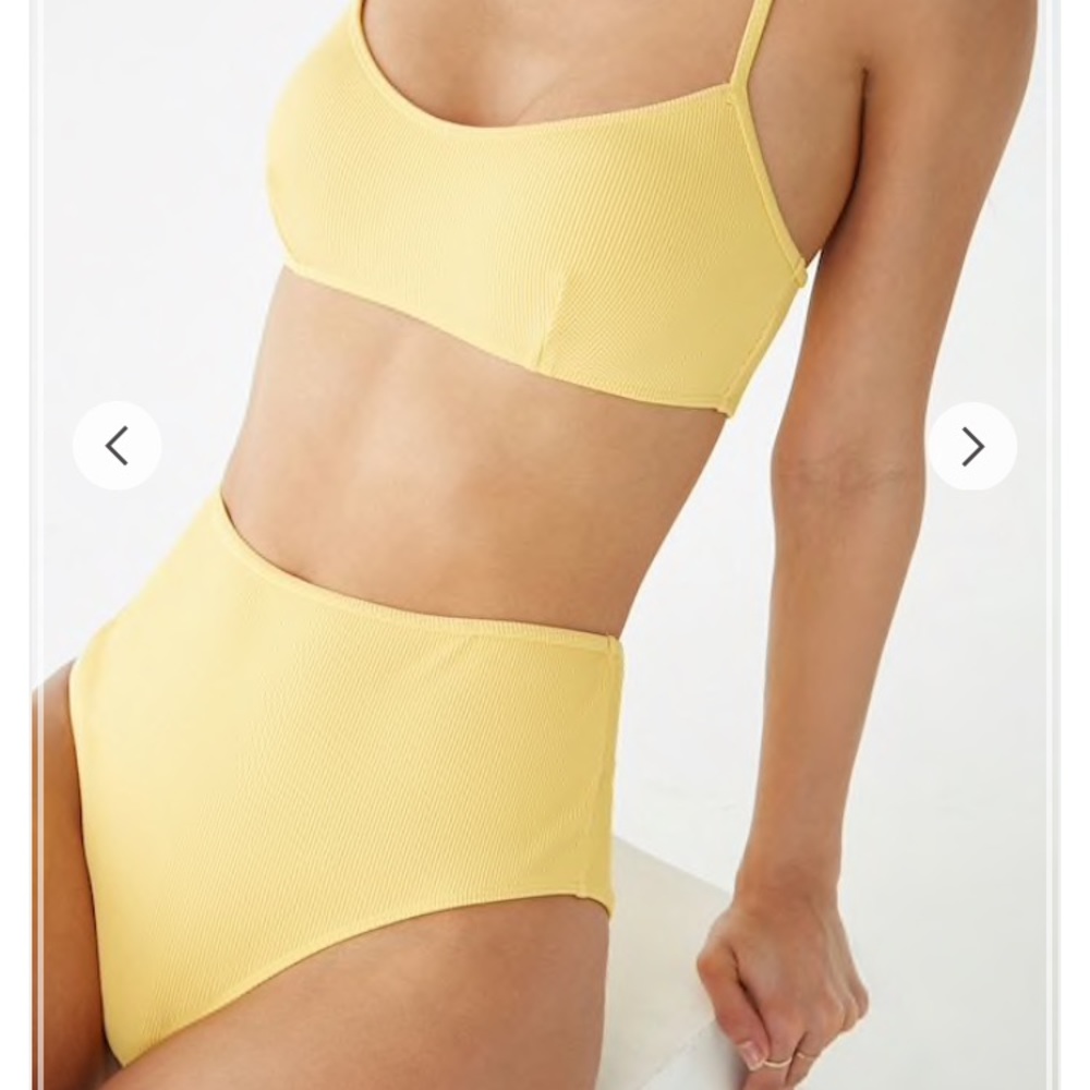 Ribbed bikini set
